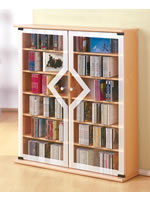 Details zu CD-Schrank VCM Venezia f�r 300 CDs oder 130 DVDs